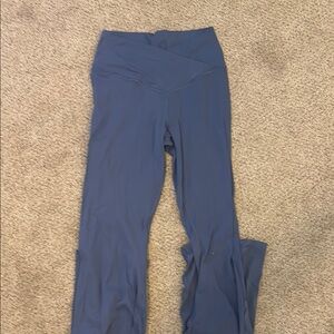 Blue aerie flare leggings